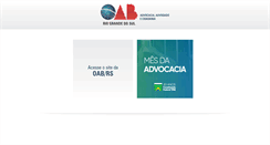 Desktop Screenshot of oabrs.org.br